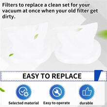 HNVCF10 Filters for Black and Decker HNVC220B, HNVC215B, HNVC215B10, HNVC215B12AEV, HNV215B12, HNVC115B22, HNVC115J