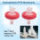 100 PCS Syringe Filter PTFE, Syringe Lab Filter 13mm Membrane Diameter, 0.22μM Pore Size, HPLC 6