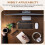 Retro Typewriter Keyboard Wireless  Mechanical Keyboards 83 Keys Computer Keyboard for Laptop PC Gaming 6