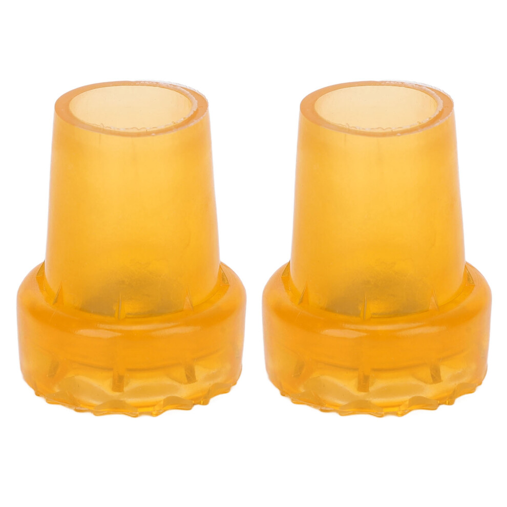 Orange 2Pcs Crutch Pads 360 Degree Rotatable