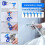 Spray Tips for Airless Sprayer, Reversible Airless Paint Sprayer Nozzle Tips 6Pc with 2Pc Nozzle Seats 7