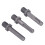3 Pcs Carbon Steel Impact Resistant Drill Bits Set, Hex/Quad/Round Shank 16