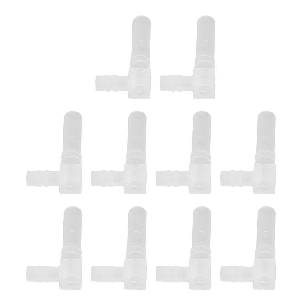High Quality Polypropylene Hose Barb Fitting90degree Elbow Adapter Plastic Pipe Connector Air Line Tubing Pressure Resistant Smooth Surface 9551475331171