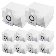 10 Pack Replacement Vacuum Cleaner Bags for  DEEBOT X1 OMNI Turbo Robot Vacuum Cleaner