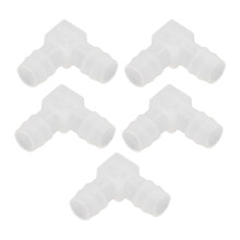 10Pcs 14mm PP 90 Hose Elbow Joint for Aquarium Laboratory Drinks