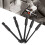 Home Improvement Tile Drill Bit Set, 3-7mm, Black, Wearproof Cemente 14