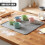 GEEZY GEEZY Kitchen Drainer Mat Grooved Quick Drying Rubber Matt for Dishes Countertop Drain 7