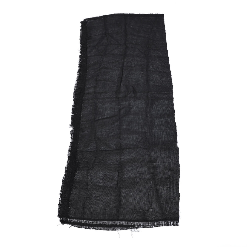 Speaker Grill Cloth Cover 150X50cm Dustproof Polyester Mesh Fabric Black 8371384313072