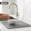 GEEZY GEEZY Kitchen Drainer Mat Grooved Quick Drying Rubber Matt for Dishes Countertop Drain 3