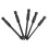 Home Improvement Tile Drill Bit Set, 3-7mm, Black, Wearproof Cemente 5