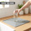 GEEZY GEEZY Kitchen Drainer Mat Grooved Quick Drying Rubber Matt for Dishes Countertop Drain 4