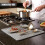 GEEZY GEEZY Kitchen Drainer Mat Grooved Quick Drying Rubber Matt for Dishes Countertop Drain 8