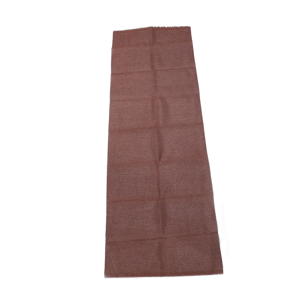Dustproof Speaker Grill Fabric 59.06 X 19.69In Scratchproof Cover Brown 7661384312986