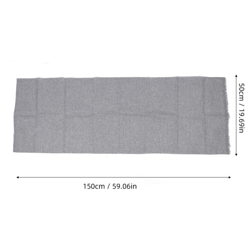 Retro Grey Polyester Speaker Grill Cloth Cover 150x50cm Dustproof 1