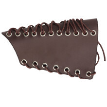 Langlebiger Armband aus Kunstleder für den Bogenschießen, 18 cm, Braun, Hautfreundlich