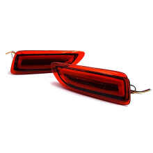 2 Pièces/Paire de Feux de Voiture à LED, Réflecteur de Pare-Chocs Arrière, Feu de Freinage, Lampe de Signalisation, pour 2011 2012 2013