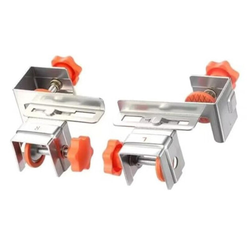 2Pack Drawer Front Installation Clamps-Adjustable Heavy-Duty Drawer Fixing Clips for Face Frame Cabinets,Alignment Tool