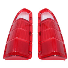 1 Paire de Lentilles de Feu Arrière Rouges pour Truck Plymouth Power Wagon 1972-1980. Boîtier de Feu Stop Arrière.