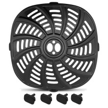 Air Fryer Grill Pan for GAF716 GAF798 7QT Air Fryer, Nonstick Air Fryer Replacement Parts Accessories Rack Tray