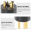 10 Stuks 3-Pins Vergulde Connector voor Microfoon KTV Audioconversie-Adapter Luidsprekermicrofoonaccessoires 3