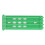4Pcs Green Pigeon Leg Ring Stand | 4 Column Wall-Mounted Durable Plastic 5
