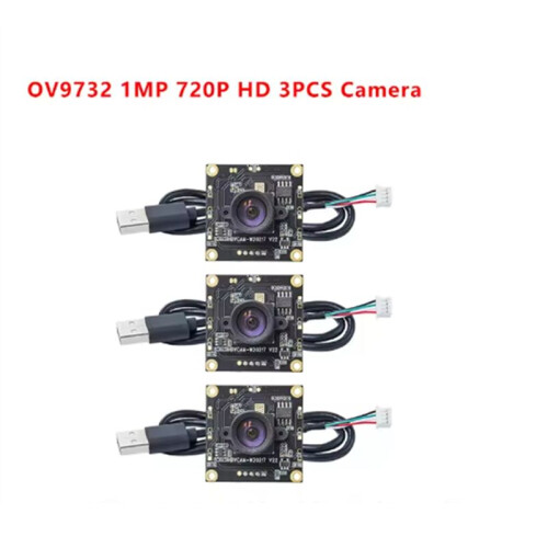3 Pcs OV9732 100 Degrees 1280x720 30fps Camera Module for Autodarts Io with 2M Cable,PCB SIZE:32x32mm, Camera Module 2