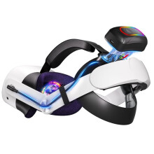 Batterie Externe Magnétique 10 000 MAh pour  Quest 3/3s Elite VR Casque, Compatible avec pour Mate Quest 3/3 Casques.