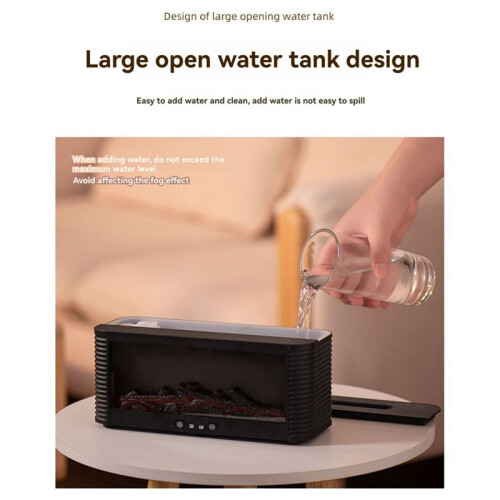 Fireplace Diffuser for Essential Oils Fireplace Humidifier Air Aromatherapy Fire Place Diffuser for Bedroom Home 2