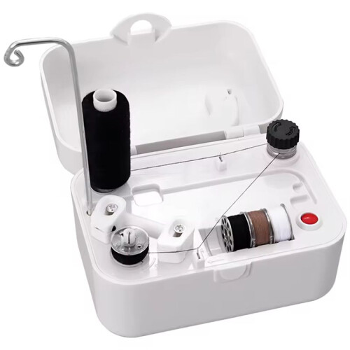 Electric Bobbin Winder with Handle Automatic Bobbin Winder Machine USB/Battery Powered Organizer Sewing Tool 1
