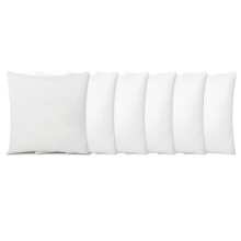 6pcs Sublimation Blanks Pillow Cases 16x16Inch Cushion Covers Pillow Covers for DIY Heat Transfer Press Pillow Covers