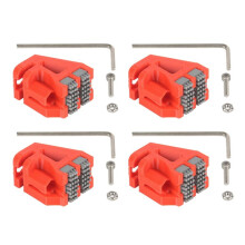 4sets for P1S P1 X1 Series Make Print Cleaner Nozzle Brush for 3D Printer Wiping Parts Orange Red