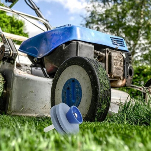 Lawn Mower Accessories Garden Stone Knife Sharpener Portable Blade Sharpener Installation for Garden Tool Sharpening 2