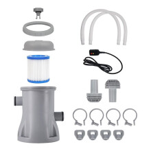 Pool Cleaner Circulation Filter Pump 330 GPH Filter Swimming Pool Filter Pump for Aerated Pool Pumps UK Plug