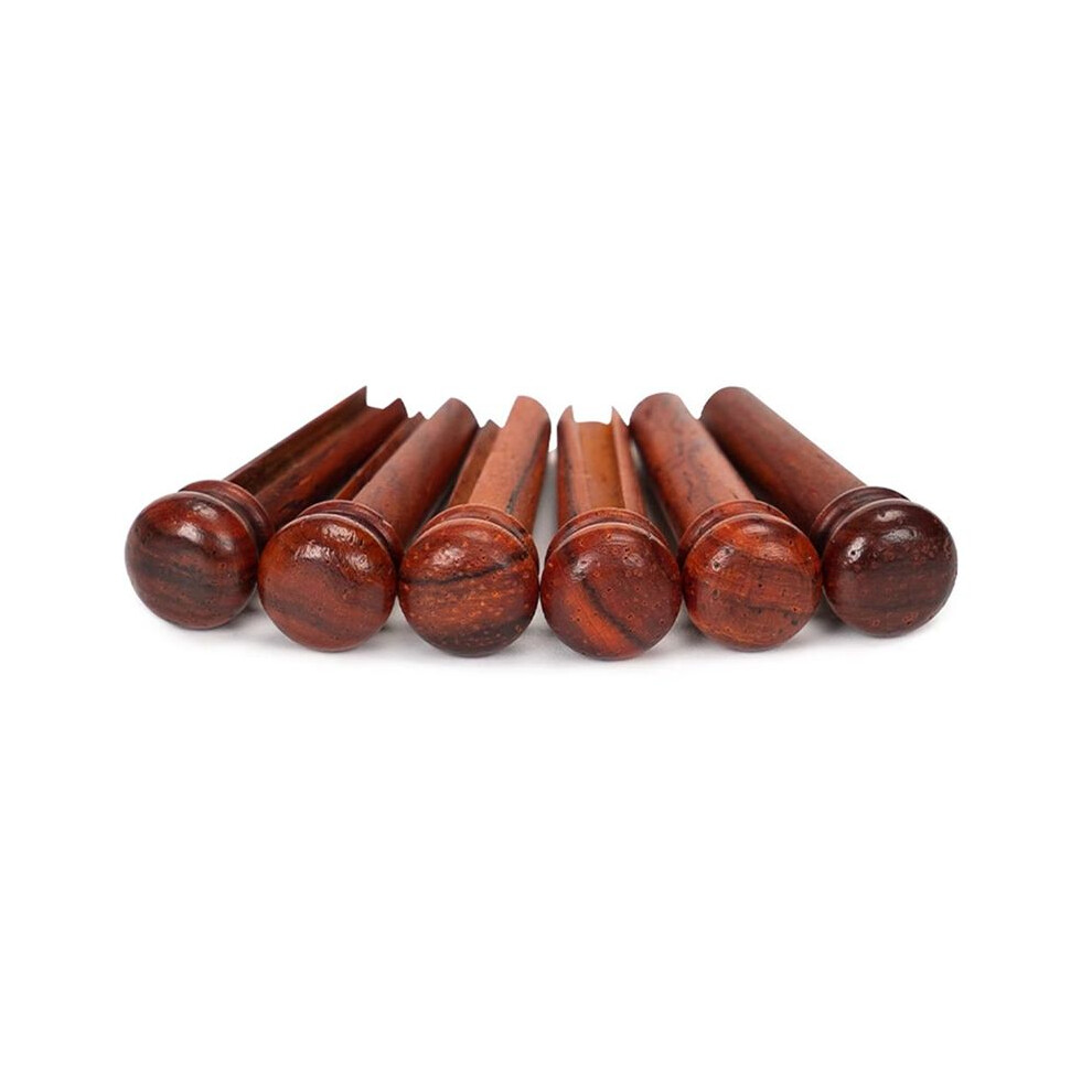 6Pcs Cocobolo Guitar Bridge Pins For Enhanced String Instrument Performance Guitar Parts 6031973687121