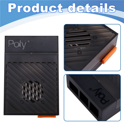 For Raspberry Pi 5 Case with Cooling Fan Enhanced Protection Durable Design Easy Assembly Perfect Fit Black 1
