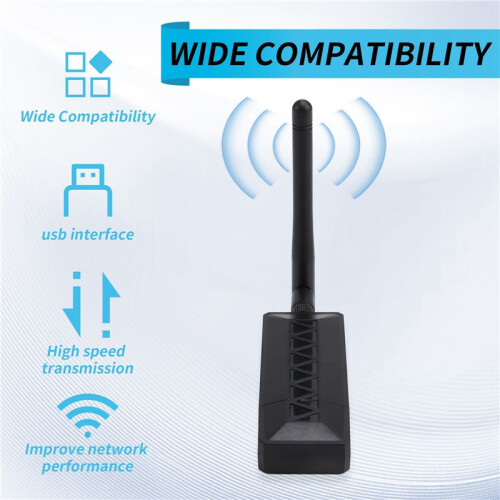 AR9271 Wireless USB WiFi Adapter 2.4G/150Mbps for Linux, Kali, Ubuntu,for Raspberry Pi, PC, Laptop Network Enhancement B 2
