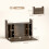 Homcom HOMCOM Wall Mounted Table w/ Space Saving Storage Compartments, Dark Brown 3