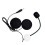 Motorcycle Helmets Intercom Mic Headset 2 Speakers 32Ω Microphone for Half-Motorcycle Helmet Straight Plug 3