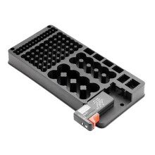 Batterie-Aufbewahrungsbox, Organizer-Halter mit Digitalanzeige und Tester Zur Überprüfung Des Batteriestands für AAA, AA, CD, 9 V