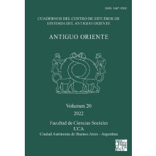 Antiguo Oriente Vol. 20 2022 Paperback Book