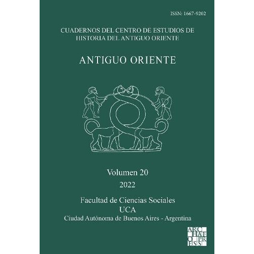 Antiguo Oriente Vol. 20 2022 Paperback Book