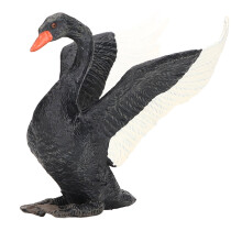 Estatueta de cisne em resina para decoração, ornamento de cisne leve para uso interno e externo, estátua de cisne ecológica com design