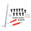34 pcs Valve Stem Puller & Core Removal Tool Kit for RV, Auto, Bike 4