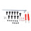 34 pcs Valve Stem Puller & Core Removal Tool Kit for RV, Auto, Bike 2