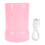 Portable Pink Makeup Brush Cleaner Machine, USB, 10x14cm 3