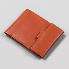 Bellroy Coin Fold Wallet HIGH Euro/Pounds notes & Coins Leather Tamarillo Brown