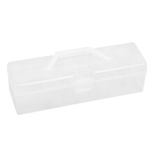 4Pcs Durable Plastic Storage Case with Lid for Brooches Badge Medal