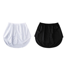 6Pcs Shirt Extenders Women Elastic Waistband Layering Assorted Colors