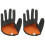 2Stk Leichte Angler-Handschuhe Aus Polyesterfaser Schwarz 10