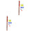 2Pcs Bamboo Chinese Flute Portable Brown Students Beginner Instrument 5
